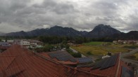 Archiv Foto Webcam Füssen: Ausblick vom Hotel Sommer 02:00