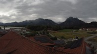 Archiv Foto Webcam Füssen: Ausblick vom Hotel Sommer 17:00