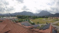 Archiv Foto Webcam Füssen: Ausblick vom Hotel Sommer 09:00