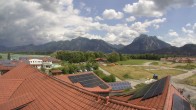 Archiv Foto Webcam Füssen: Ausblick vom Hotel Sommer 13:00