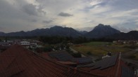 Archiv Foto Webcam Füssen: Ausblick vom Hotel Sommer 05:00