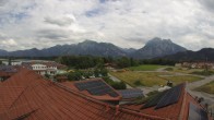 Archiv Foto Webcam Füssen: Ausblick vom Hotel Sommer 13:00