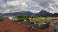 Archiv Foto Webcam Füssen: Ausblick vom Hotel Sommer 15:00