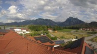 Archiv Foto Webcam Füssen: Ausblick vom Hotel Sommer 17:00