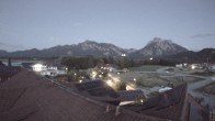 Archiv Foto Webcam Füssen: Ausblick vom Hotel Sommer 21:00