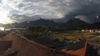 Archiv Foto Webcam Füssen: Ausblick vom Hotel Sommer 05:00