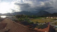 Archiv Foto Webcam Füssen: Ausblick vom Hotel Sommer 06:00