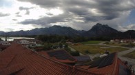 Archiv Foto Webcam Füssen: Ausblick vom Hotel Sommer 07:00