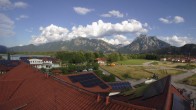 Archiv Foto Webcam Füssen: Ausblick vom Hotel Sommer 17:00