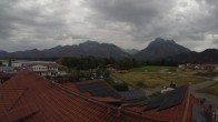 Archiv Foto Webcam Füssen: Ausblick vom Hotel Sommer 09:00