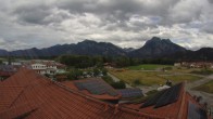 Archiv Foto Webcam Füssen: Ausblick vom Hotel Sommer 15:00