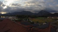 Archiv Foto Webcam Füssen: Ausblick vom Hotel Sommer 05:00