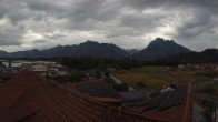 Archiv Foto Webcam Füssen: Ausblick vom Hotel Sommer 07:00
