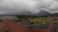 Archiv Foto Webcam Füssen: Ausblick vom Hotel Sommer 09:00