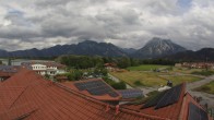 Archiv Foto Webcam Füssen: Ausblick vom Hotel Sommer 15:00