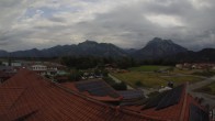 Archiv Foto Webcam Füssen: Ausblick vom Hotel Sommer 17:00