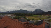 Archiv Foto Webcam Füssen: Ausblick vom Hotel Sommer 09:00