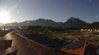 Archiv Foto Webcam Füssen: Ausblick vom Hotel Sommer 05:00