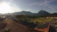 Archiv Foto Webcam Füssen: Ausblick vom Hotel Sommer 06:00