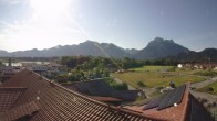 Archiv Foto Webcam Füssen: Ausblick vom Hotel Sommer 07:00