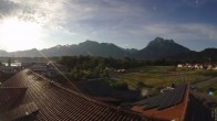Archiv Foto Webcam Füssen: Ausblick vom Hotel Sommer 06:00