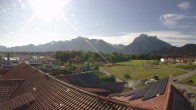 Archiv Foto Webcam Füssen: Ausblick vom Hotel Sommer 07:00