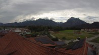 Archiv Foto Webcam Füssen: Ausblick vom Hotel Sommer 09:00