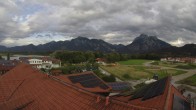 Archiv Foto Webcam Füssen: Ausblick vom Hotel Sommer 17:00