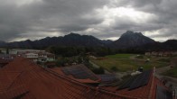 Archiv Foto Webcam Füssen: Ausblick vom Hotel Sommer 09:00