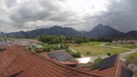 Archiv Foto Webcam Füssen: Ausblick vom Hotel Sommer 11:00