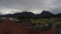 Archiv Foto Webcam Füssen: Ausblick vom Hotel Sommer 17:00