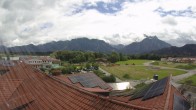 Archiv Foto Webcam Füssen: Ausblick vom Hotel Sommer 11:00