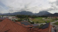 Archiv Foto Webcam Füssen: Ausblick vom Hotel Sommer 13:00