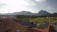 Archiv Foto Webcam Füssen: Ausblick vom Hotel Sommer 07:00