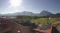 Archiv Foto Webcam Füssen: Ausblick vom Hotel Sommer 07:00