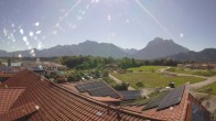 Archiv Foto Webcam Füssen: Ausblick vom Hotel Sommer 09:00