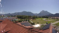 Archiv Foto Webcam Füssen: Ausblick vom Hotel Sommer 11:00