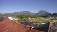 Archiv Foto Webcam Füssen: Ausblick vom Hotel Sommer 17:00