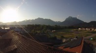 Archiv Foto Webcam Füssen: Ausblick vom Hotel Sommer 06:00