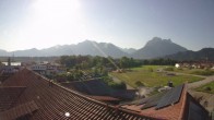 Archiv Foto Webcam Füssen: Ausblick vom Hotel Sommer 07:00