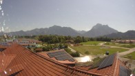 Archiv Foto Webcam Füssen: Ausblick vom Hotel Sommer 11:00