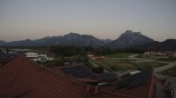 Archiv Foto Webcam Füssen: Ausblick vom Hotel Sommer 19:00