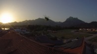 Archiv Foto Webcam Füssen: Ausblick vom Hotel Sommer 05:00
