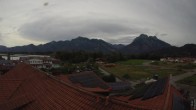 Archiv Foto Webcam Füssen: Ausblick vom Hotel Sommer 09:00