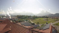 Archiv Foto Webcam Füssen: Ausblick vom Hotel Sommer 09:00