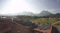 Archiv Foto Webcam Füssen: Ausblick vom Hotel Sommer 07:00