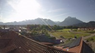 Archiv Foto Webcam Füssen: Ausblick vom Hotel Sommer 07:00