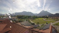 Archiv Foto Webcam Füssen: Ausblick vom Hotel Sommer 09:00