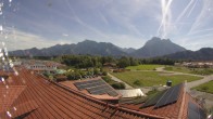 Archiv Foto Webcam Füssen: Ausblick vom Hotel Sommer 11:00