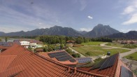 Archiv Foto Webcam Füssen: Ausblick vom Hotel Sommer 13:00